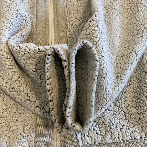 The North Face Women's Sherpa Fleece Jacket Size M Silver Gray - Picture 8 of 10